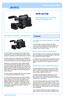 HVR-S270E. Product Information. Features. HDV Shoulder-mount Camcorder with interchangeable lens.  1