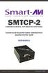 ETHERNET CONTROL FOR SMARTAVI SWITCHES. Control most SmartAVI matrix switches from anywhere in the world USER MANUAL