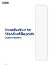 Introduction to Standard Reports Guideline to WebFOCUS