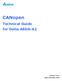 CANopen. Technical Guide for Delta ASDA-A2