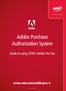 Adobe Purchase Authorization System