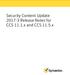 Security Content Update Release Notes for CCS 11.1.x and CCS 11.5.x