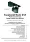 Panamorph Model DC1. Professional Grade Home Cinema Lens System USER MANUAL AND INSTALLATION GUIDE