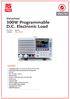 Datasheet 300W Programmable D.C. Electronic Load Stock No. : Model : ENGLISH