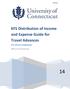 KFS Distribution of Income and Expense Guide for Travel Advances