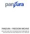 PANZURA FREEDOM ARCHIVE QUICK START GUIDE STEP-BY-STEP INSTRUCTIONS FOR INSTALLING THE FREEDOM ARCHIVE FREE TRIAL PANZURA VM CLOUD CONTROLLER