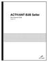 ACTIVANT B2B Seller. New Features Guide. Version 5.5