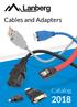 Cables and Adapters. Catalog