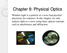 Chapter 8: Physical Optics