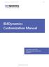 BI4Dynamics Customization Manual