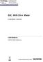 D.C. Milli-Ohm Meter GOM-804 & GOM-805 USER MANUAL GW INSTEK PART NO. 82OM-80500E01 ISO-9001 CERTIFIED MANUFACTURER