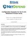 Configuration Examples for the D-Link NetDefend Firewall Series