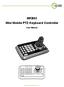 MKB02 Mini Mobile PTZ Keyboard Controller User Manual