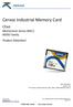 Cervoz Industrial Memory Card