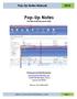 Pop-Up Notes Manual Pop-Up Notes. For Microsoft Dynamics NAV