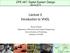 Lecture 3 Introduction to VHDL