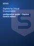 Sophos for Virtual Environments. configuration guide -- Sophos Central edition