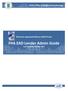Electronic Appraisal Delivery (EAD) Portal. FHA EAD Lender Admin Guide