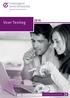 Digital Financial Solutions. User Testing. An Intelligent Environments White Paper