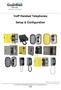 VoIP Handset Telephones. Setup & Configuration