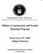 Military Construction and Family Housing Program Fiscal Year (FY) 2005 Budget Estimates
