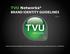 TVU Networks Brand Identity Guidelines
