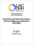 Prevention and Early Intervention Outcome Measures Application (PEI-OMA)