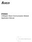 IFD9503. CANopen Slave Communication Module Application Manual