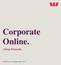 Corporate Online. Using Accounts