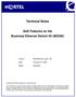 Technical Notes. QoS Features on the Business Ethernet Switch 50 (BES50)