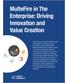 MulteFire in The Enterprise: Driving Innovation and Value Creation
