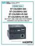 ST-C6USBH-300 ST-C6USBHU-300 ST-C6USBH-IR-300 ST-C6USBHU-IR FOOT USB, HDMI AND IR EXTENDER Installation and Operation Manual