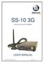 SS-10 3G USER MANUAL FIXED CELLULAR TERMINAL. DOC. NO: SS-10 3G-14 (Rev. 01) Page 1 of 20