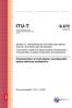 ITU-T G.672. Characteristics of multi-degree reconfigurable optical add/drop multiplexers