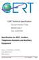 CERT Technical Specification