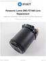 Panasonic Lumix DMC-FZ1000 Lens Replacement