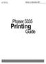 Version 1.0, December Phaser Printing. Guide