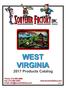 WEST VIRGINIA 2017 Products Catalog