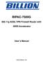 BIPAC-7500G g ADSL VPN Firewall Router with 3DES Accelerator User s Manual Version Release 1.10e