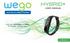 USER MANUAL. activity & sleep tracker. track your activities and sleep for a better, healthier you! JoinWeGo.com