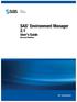 SAS Environment Manager 2.1