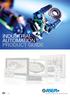 INDUSTRIAL AUTOMATION PRODUCT GUIDE