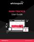 RANK TRACKER User Guide