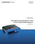 Broadband Firewall Router with 4-Port Switch/VPN Endpoint