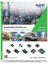 Embedded Platforms Premier Source For Embedded Computing Products