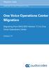 One Voice Operations Center Migration