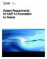 System Requirements for SAS 9.4 Foundation for Solaris