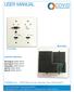 USER MANUAL. S3MBW HDMI Multi-format Extender Over CAT5e/CAT6. Back View. Front View. Covid Part Numbers