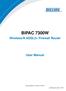 BiPAC 7300W Wireless-N ADSL2+ Firewall Router User Manual