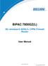 BiPAC 7800GZ(L) 3G/ wireless-g ADSL2+ (VPN) Firewall Router. User Manual
